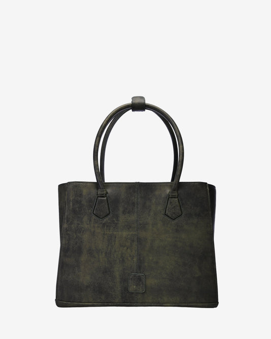 Effra handbag - Moss green