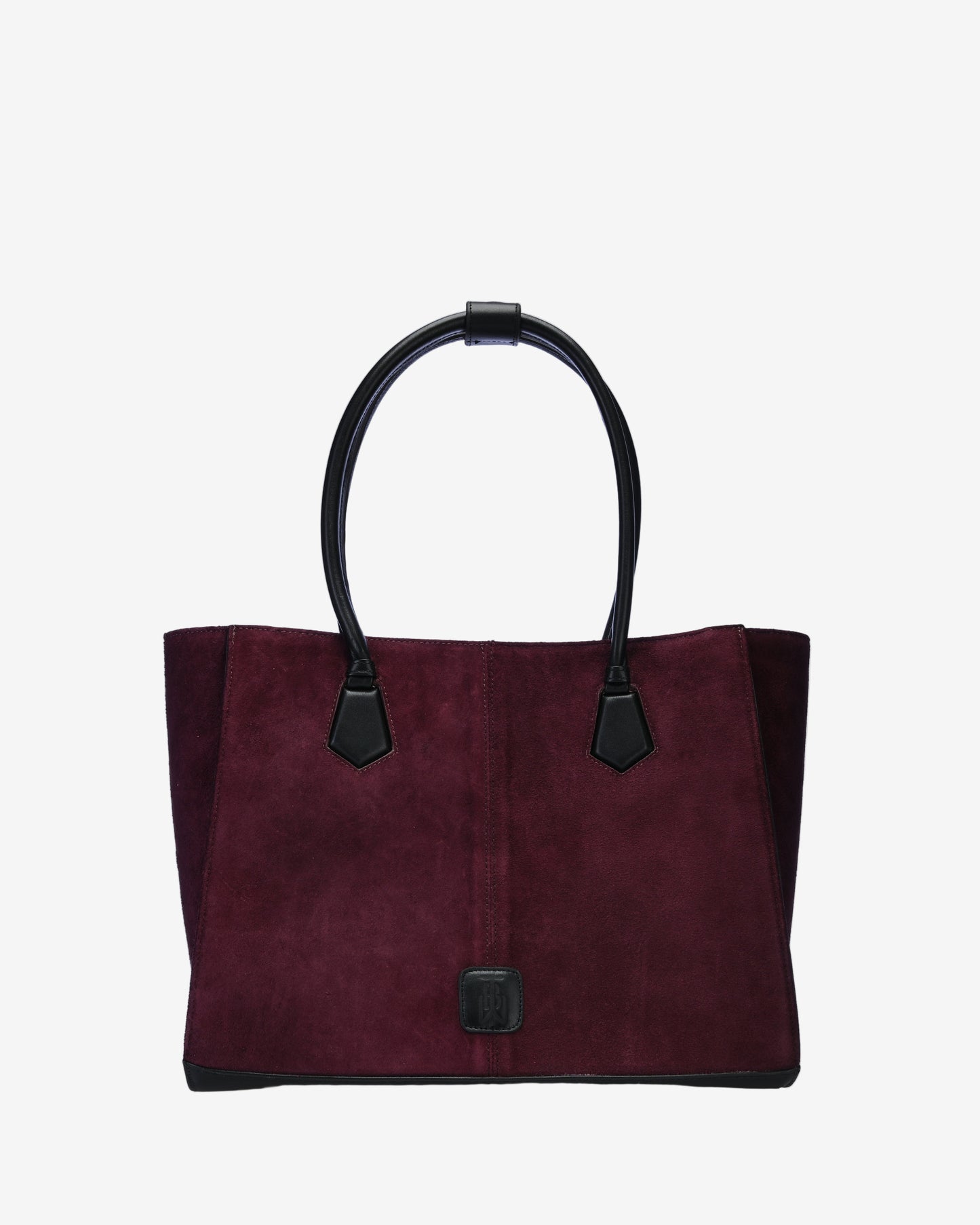 Effra handbag - Burgundy suede