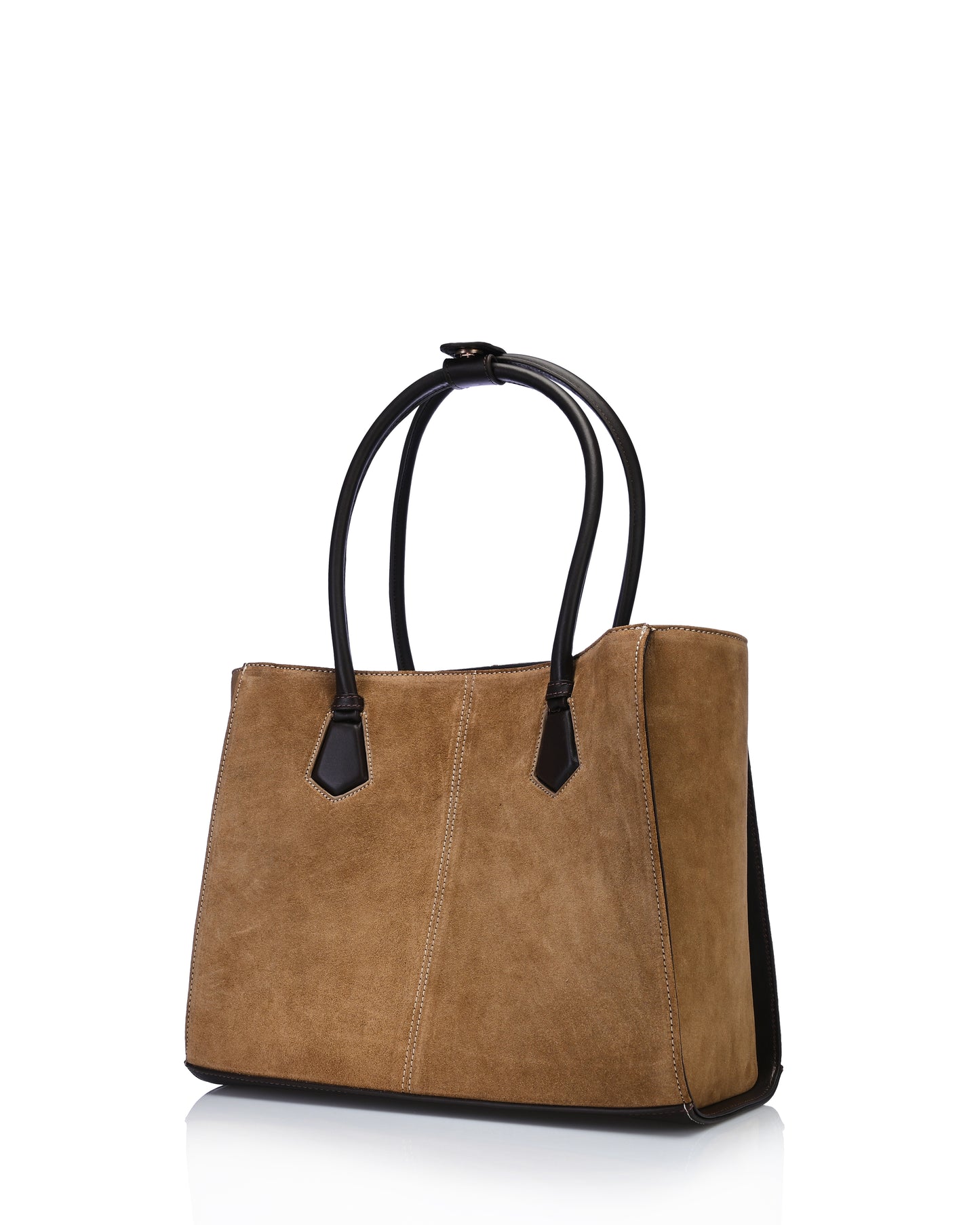 Effra handbag - Desert sand suede